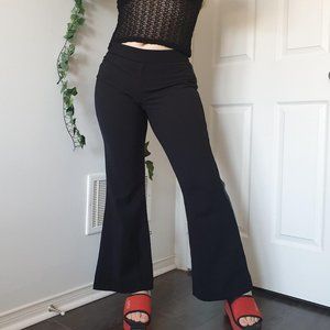 Y2K BLACK LOW RISE PANTS